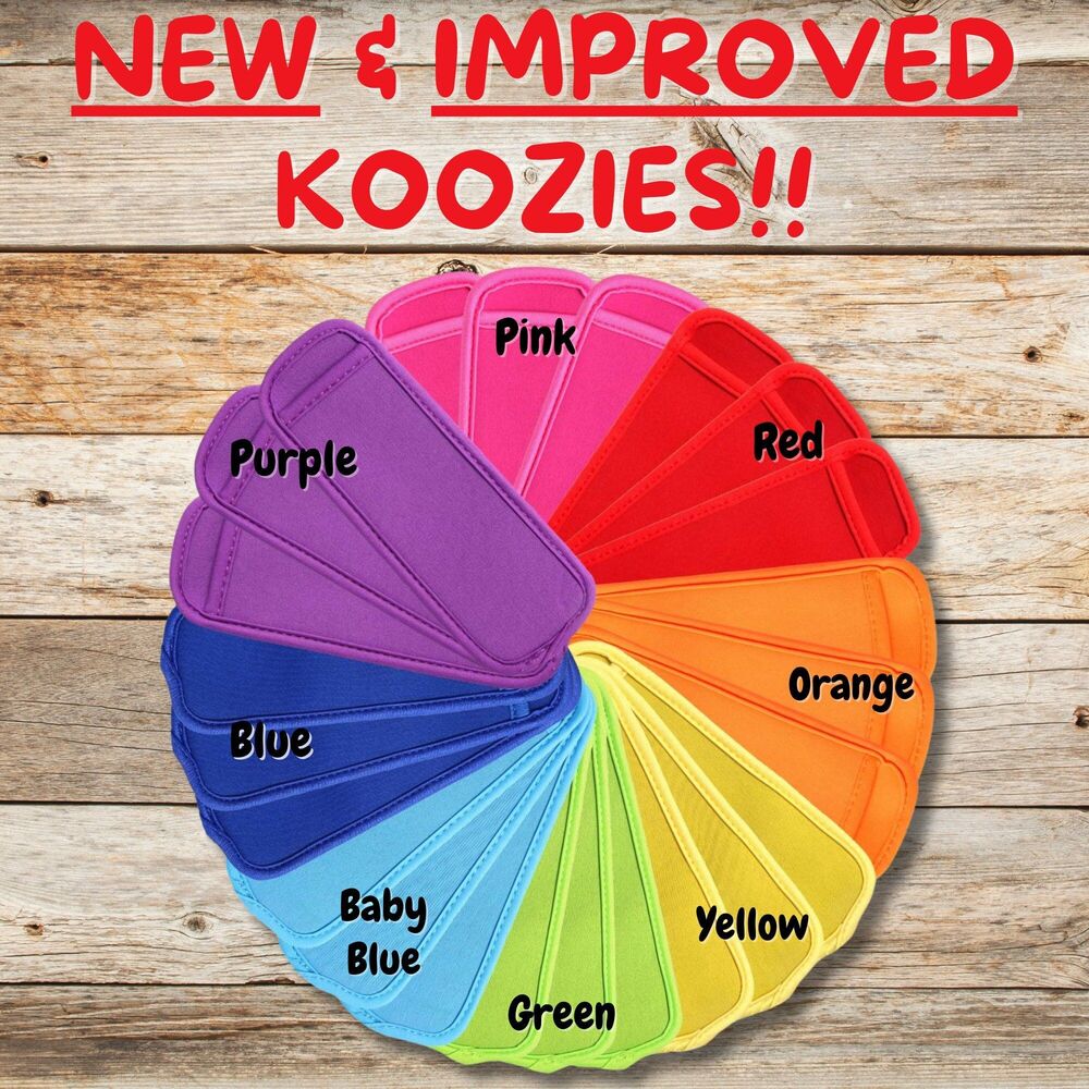 NEW Freezie Pop Koozies Icee pop holder kid summertime cool treat ice pop sleeve